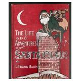 First Edition 'The Life and Adventures of Santa Claus' by L. Frank Baum, Nice Original Condition