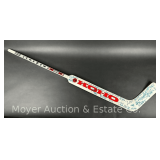 Autographed Hoko Goalie Hockey Stick, Multiple Signatures, M. Underhill Stamped on Stick, 64' Long