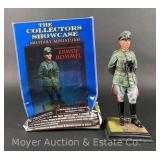 The Collectors Showcase Erwin Rommel Statue, Metal and Resin, 1/6th Scale, with Original Box, 11.5” Tall