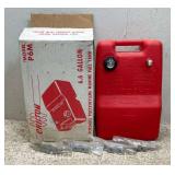 Chilton 6.6 Gallon Portable Fuel Tank, Model P6M, with (4) 8' Boat Cleats