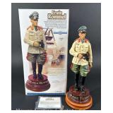 The Collectors Showcase Erwin Rommel, 1/6th Scale, Limited Edition: 500, with Original Box, 13.5” Tall