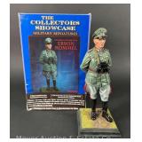 The Collectors Showcase Erwin Rommel Statue, Metal and Resin, 1/6th Scale, with Original Box, 11.5” Tall