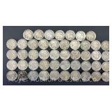 (47) Buffalo Nickels, with Dates