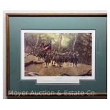 Civil War Lithograph Print: 'Final Assault' by Ron Lesser, Signed/Numbered 115/500, Framed 23'x39'