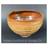 Studio Pottery Bowl, Stamped 'RL' on Reverse, 8'w x 5.5'h