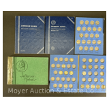 (4) Jefferson Nickel Collector Books, One Full, (3) Partial