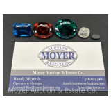 Group of Faceted Gemstones