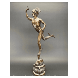 Bronze Statue of Mercury, Unsigned, 25.5'h