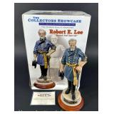 The Collectors Showcase Robert E. Lee Statue, Metal and Resin, 1/6th Scale, with Original Box, 13” Tall