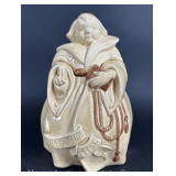 Red Wing Pottery Friar Tuck Cookie Jar, 10.5'h