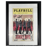 Jersey Boys Signed Playbill, Framed, 11'x8'