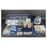 Group of Dallas Cowboys Books, DVDs, Collectibles, Mugs, Hard Hat, Flags, Etc.