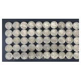 (50) Buffalo Nickels, with Dates