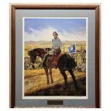 Civil War Lithograph Print: 'Major General Patrick Cleborne' by David Wright, Signed/Numbered 94/200