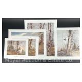 Group of 5 David Hagerbaumer (1921-2014) Sportsman Prints, All Signed & Numbered, All Unframed, 13.5”x12'-19”x25'