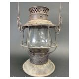 Adlake M.C.R.R Railroad Lantern, with Clear Unmarked Globe, 10.5'h