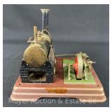 Fleischmann Model Steam Engine, 6'x7' Base