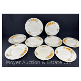 1940's Syracuse China Santa Fe Railroad 'California Poppy' Railroad China