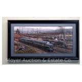 'Power and Pride' by Pete Lerro Lithograph, Framed 17'x30'