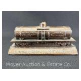 National Molasses Company Tank Car Desk Art/Paperweight, 5'w