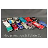 Group of Asst. Die-Cast Cars, 5'-7' Long