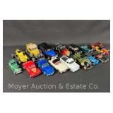 Group of Asst. Die-Cast Cars, 5'-7' Long