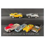 (6) Asst. Die-Cast Cars, 7'-8' Long