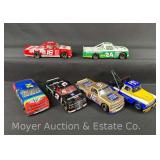 (6) Nascar Die-Cast Trucks, 9' Long