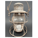 Adlake EL Railroad Lantern, with Clear Unmarked Globe, 9.25'h