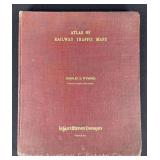 1919 Atlas of Railway Traffic Maps, 11.5'x10'