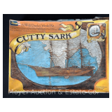 Revell Cutty Sark Wall Display Plastic Model Kit, 13'x18' Finished Size, with Original Box