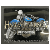 Harley-Davidson Tin Sign, 12.5'x17'