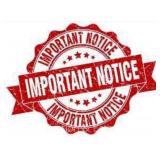 Reminder: Auction pickup is Thursday April 16th at our Alden, NY office by Appointment