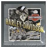 Harley-Davidson Tin Sign, 14.5'x14.5'