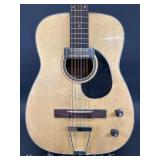 Sekora Acoustic Guitar with Electric Pickup, with Hard Case