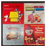 (4) Charlie Brown Record Albums