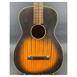 Acoustic Square Neck Slide Guitar, Marked L 287H608 and UVC on Interior