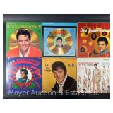 (6) Elvis Presley Record Albums