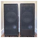 Pair of Speaker Cabinets, 16"x10"x37"h Incl. Feet