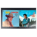 (2) Elvis Presley Record Albums "Flaming Star" and "Christmas"