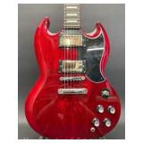 Vintage Electric Guitar, See Photos of Cracking Near Neck