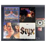 (5) Styx Record Albums