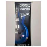 Gibson Robot Guitar Banner, 66"x24"