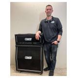 Crate GX-130C Amplifier with Crate GS-4125 Speaker Cabinet on Casters