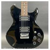 Lyon LI15 Black Electric Guitar, See Photos for Chipping to Back/Side
