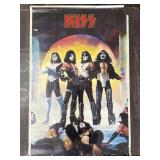 (4) Vintage KISS Posters, See all Photos
