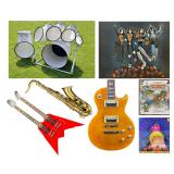 Instruments, Vinyl and Sound Equipment