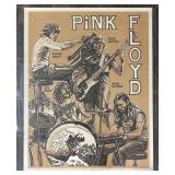 (2) Vintage Pink Floyd and Rush Posters