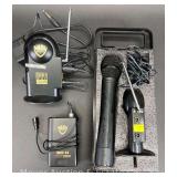 (2) Nady Systems Wireless Microphone and Receiver Sets, Handheld and Wireless