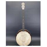 Oahu Tenor Banjo, Decorated Back, 33.5" Overall Length